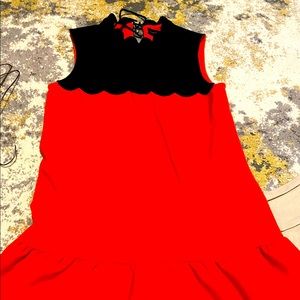 Victoria Beckham for Target Red and Black Dress